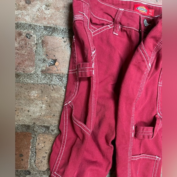 Red Dickies Painter Pants - Size 26 - Picture 5 of 6